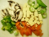 Tofu na zelenine
