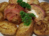 Plnene masove gulky pecene v muffinkovej forme