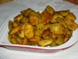 Pečené zemiaky s korením a strúhankouPečené brambory s kořením a strouhankou
