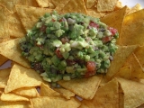 Guacamole s tortilla-chips