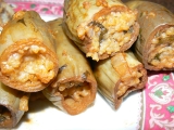 Mahshi v baklažáne (egyptský recept)