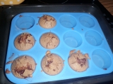Orieškové muffiny s čokoládou