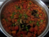 Zeleninová polievka so šampiňónmi
