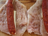 Kuracie prsia s maďarskou klobásou a syrom