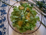 Zelený šalát s ovocím