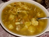 Zeleninová polévka s knedlíčky