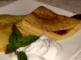 Palacinky z jablkového cesta /Jablkové palačinky s marmeládou