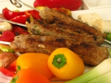 Kebab z mletého mäsa na špíze