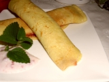 Palacinky s jahodovou marmeládou /Palačinky s jahodovou marmeládou