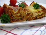 Vegetariánske lasagne so šošovicovou náplňou