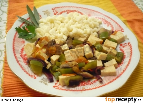 Tofu na zelenine