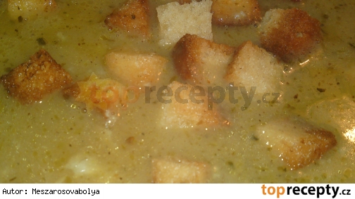 Chlebová polievka s cibuľou a cesnakom