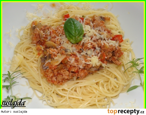 Pikantné mleté mäso na špagety /Pikantní mleté maso na špagety